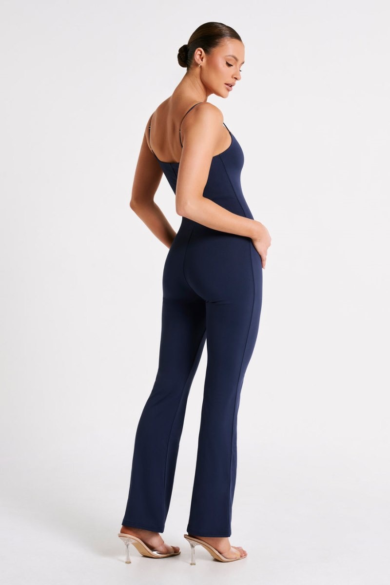 Women's Meshki Adelaide Recycled Nylon Jumpsuit Navy USA | K2N-6096