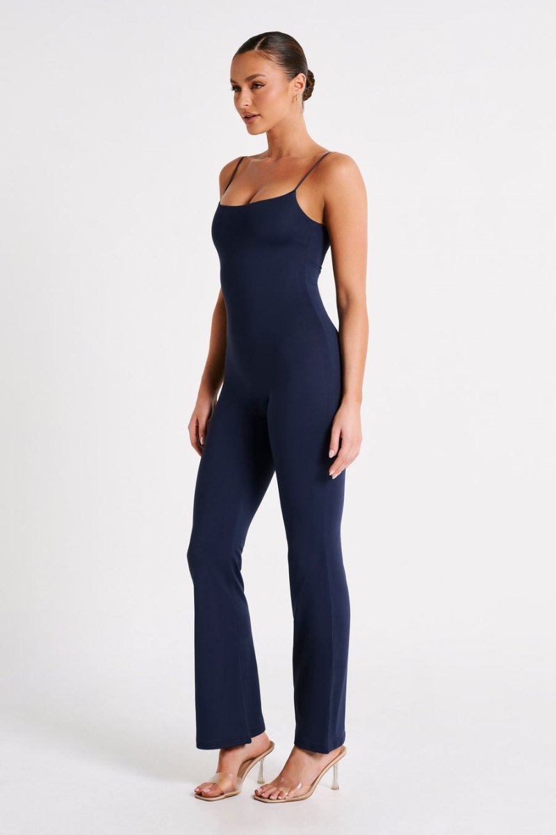 Women's Meshki Adelaide Recycled Nylon Jumpsuit Navy USA | K2N-6096