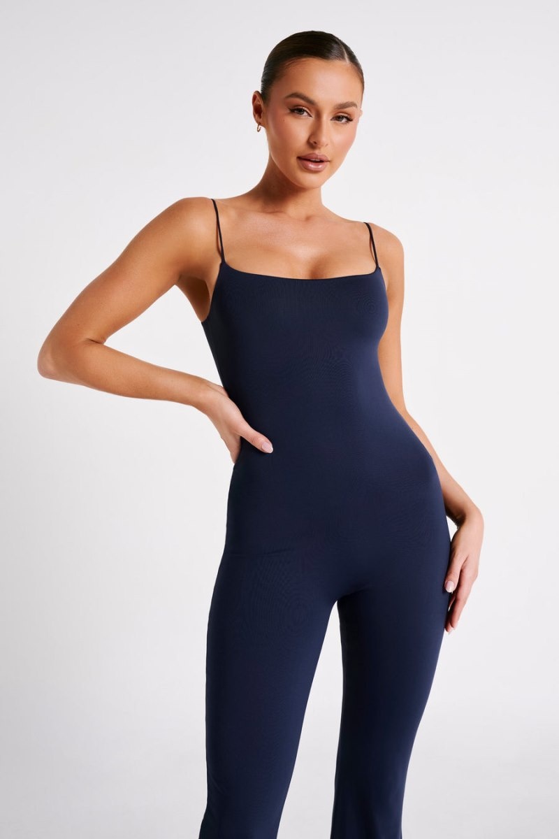 Women's Meshki Adelaide Recycled Nylon Jumpsuit Navy USA | K2N-6096