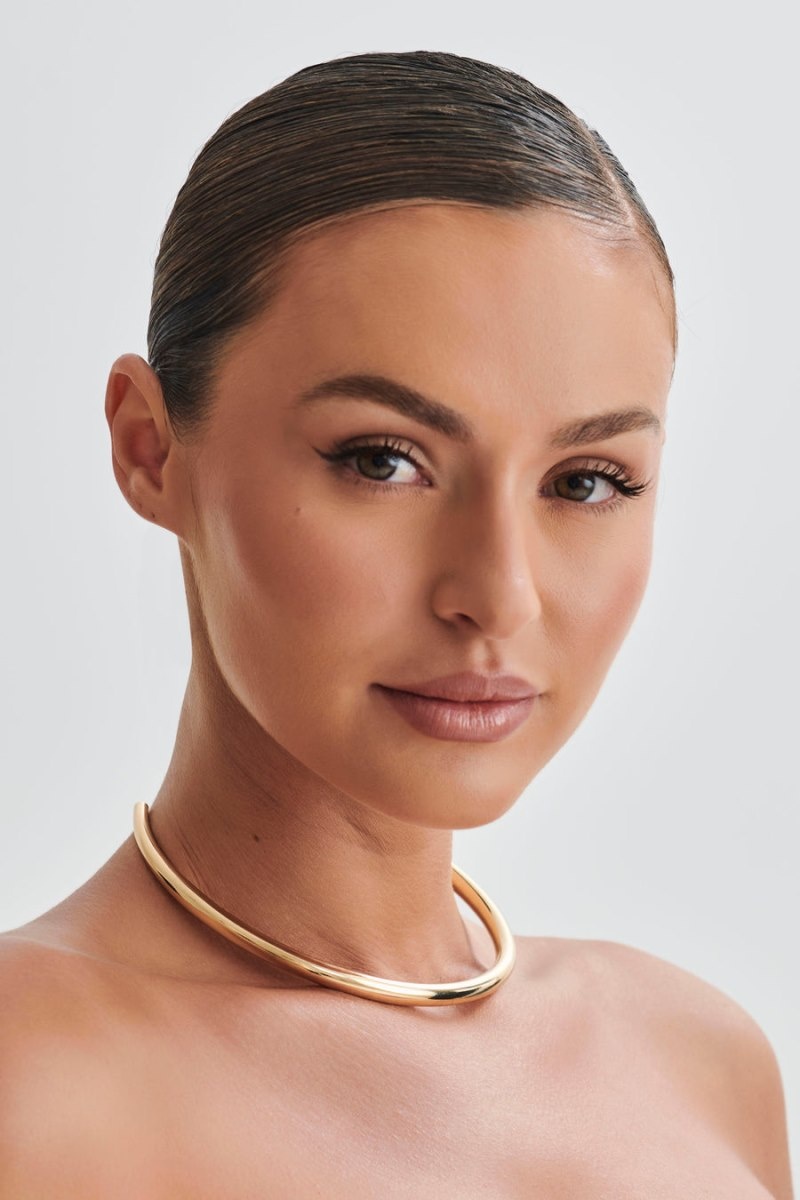 Women's Meshki Ansley Choker Gold USA | I0N-4462