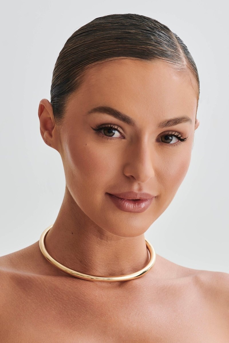 Women\'s Meshki Ansley Choker Gold USA | I0N-4462